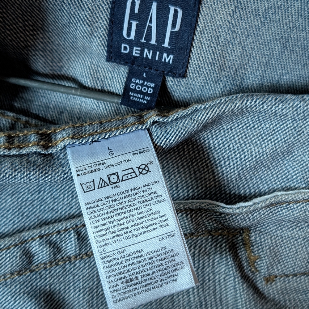 GAP ICON Denim Jean Jacket - Saddle Blue 🧥 - Picture 10 of 13